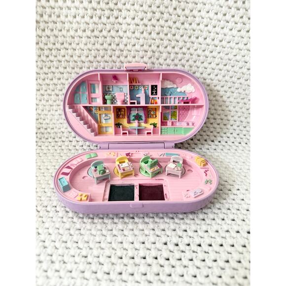 Polly Pocket Other - Polly Pocket Bluebird 1992 Stampin' School Play Set 4 Stamps Missing Desk Figure